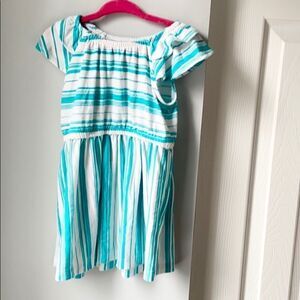🍭6/$30 Joe Fresh striped ruffle dress - 2